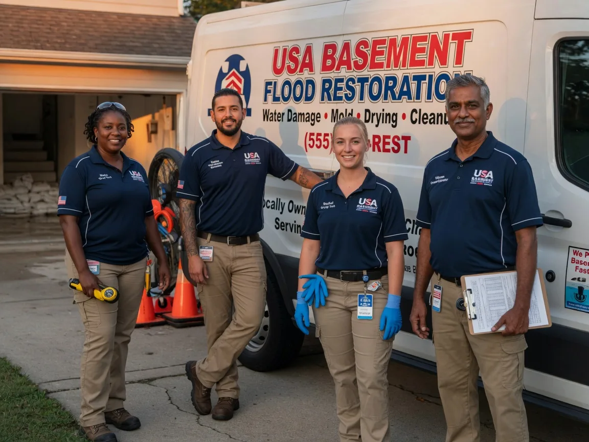 Basement Flood Cleanup company in Triumph, IL