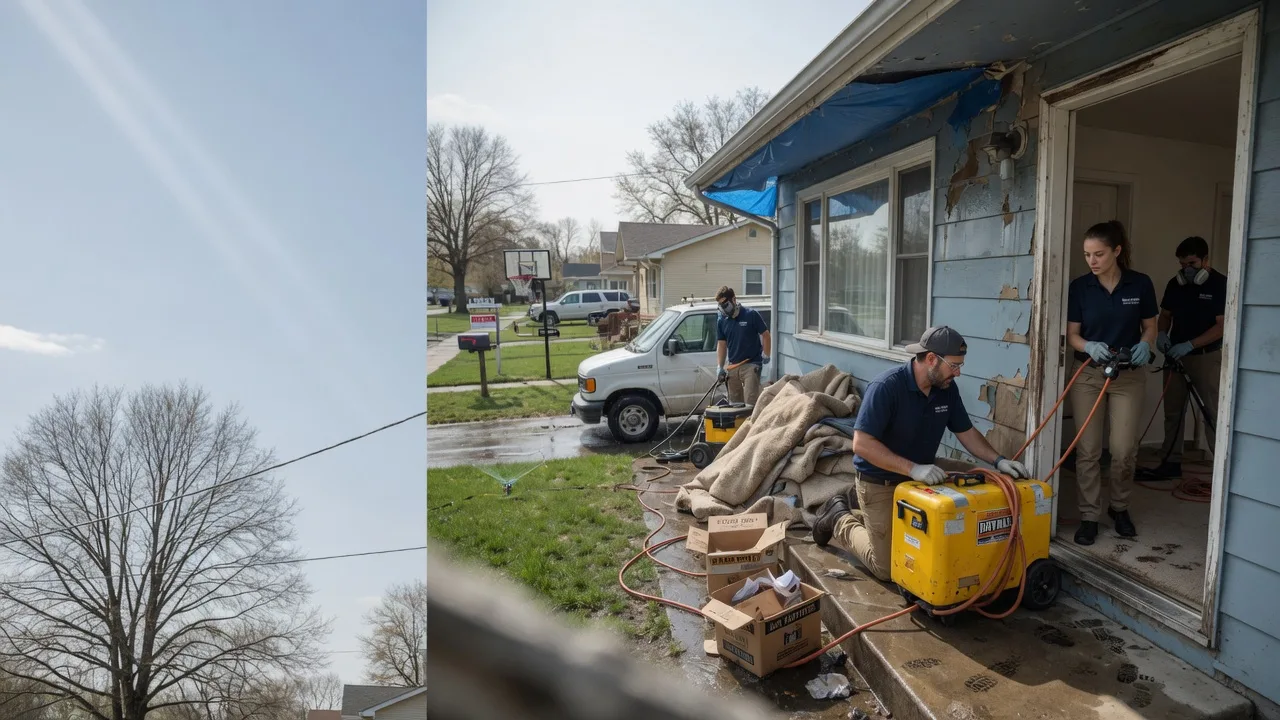 Basement Flood Cleanup in Triumph, IL near me